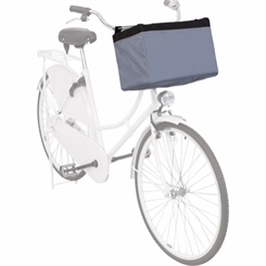 Front taske til cykler - Trixie - 38x25x25cm - Grå